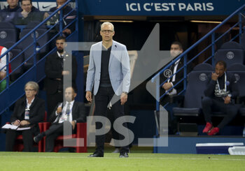 08/05/2022 - Coach of ESTAC Troyes Bruno Irles during the French championship Ligue 1 football match between Paris Saint-Germain and ESTAC Troyes on May 8, 2022 at Parc des Princes stadium in Paris, France - PARIS SAINT-GERMAIN VS ESTAC TROYES - FRENCH LIGUE 1 - CALCIO