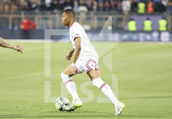 2022-05-14 - Kylian Mbappe of PSG during the French championship Ligue 1 football match between Montpellier HSC and Paris Saint-Germain on May 14, 2022 at La Mosson stadium in Montpellier, France - MONTPELLIER HSC VS PARIS SAINT-GERMAIN - FRENCH LIGUE 1 - SOCCER