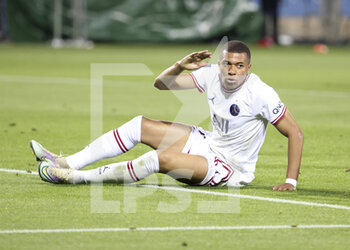 2022-05-14 - Kylian Mbappe of PSG during the French championship Ligue 1 football match between Montpellier HSC and Paris Saint-Germain on May 14, 2022 at La Mosson stadium in Montpellier, France - MONTPELLIER HSC VS PARIS SAINT-GERMAIN - FRENCH LIGUE 1 - SOCCER