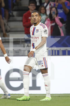 05/08/2022 - Malo GUSTO of Lyon during the French championship Ligue 1 football match between Olympique Lyonnais (Lyon) and AC Ajaccio on August 5, 2022 at Groupama stadium in Decines-Charpieu near Lyon, France - FOOTBALL - FRENCH CHAMP - LYON V AJACCIO - FRENCH LIGUE 1 - CALCIO