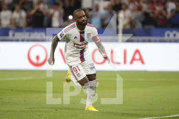 05/08/2022 - Alexandre LACAZETTE of Lyon during the French championship Ligue 1 football match between Olympique Lyonnais (Lyon) and AC Ajaccio on August 5, 2022 at Groupama stadium in Decines-Charpieu near Lyon, France - FOOTBALL - FRENCH CHAMP - LYON V AJACCIO - FRENCH LIGUE 1 - CALCIO