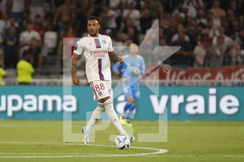 05/08/2022 - Corentin TOLISSO of Lyon during the French championship Ligue 1 football match between Olympique Lyonnais (Lyon) and AC Ajaccio on August 5, 2022 at Groupama stadium in Decines-Charpieu near Lyon, France - FOOTBALL - FRENCH CHAMP - LYON V AJACCIO - FRENCH LIGUE 1 - CALCIO