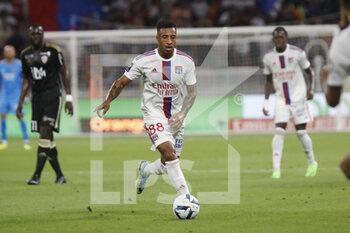 05/08/2022 - Corentin TOLISSO of Lyon during the French championship Ligue 1 football match between Olympique Lyonnais (Lyon) and AC Ajaccio on August 5, 2022 at Groupama stadium in Decines-Charpieu near Lyon, France - FOOTBALL - FRENCH CHAMP - LYON V AJACCIO - FRENCH LIGUE 1 - CALCIO