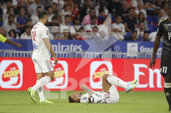 05/08/2022 - Corentin TOLISSO of Lyon out during the French championship Ligue 1 football match between Olympique Lyonnais (Lyon) and AC Ajaccio on August 5, 2022 at Groupama stadium in Decines-Charpieu near Lyon, France - FOOTBALL - FRENCH CHAMP - LYON V AJACCIO - FRENCH LIGUE 1 - CALCIO