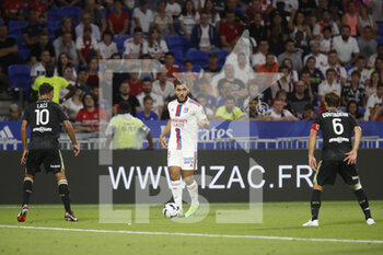 05/08/2022 - Rayan CHERKI of Lyon during the French championship Ligue 1 football match between Olympique Lyonnais (Lyon) and AC Ajaccio on August 5, 2022 at Groupama stadium in Decines-Charpieu near Lyon, France - FOOTBALL - FRENCH CHAMP - LYON V AJACCIO - FRENCH LIGUE 1 - CALCIO