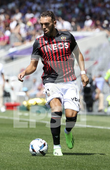 07/08/2022 - Amine Gouiri of Nice during the French championship Ligue 1 football match between Toulouse FC (TFC) and OGC Nice (OGCN) on August 7, 2022 at the Stadium in Toulouse, France - FOOTBALL - FRENCH CHAMP - TOULOUSE V NICE - FRENCH LIGUE 1 - CALCIO