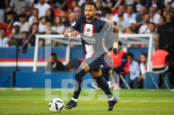 13/08/2022 - NEYMAR JR of PSG during the French championship Ligue 1 football match between Paris Saint-Germain and Montpellier HSC on August 13, 2022 at Parc des Princes stadium in Paris, France - FOOTBALL - FRENCH CHAMP - PARIS SG V MONTPELLIER - FRENCH LIGUE 1 - CALCIO