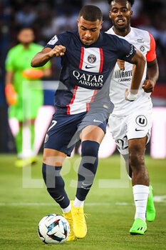 13/08/2022 - Kylian MBAPPE of PSG during the French championship Ligue 1 football match between Paris Saint-Germain and Montpellier HSC on August 13, 2022 at Parc des Princes stadium in Paris, France - FOOTBALL - FRENCH CHAMP - PARIS SG V MONTPELLIER - FRENCH LIGUE 1 - CALCIO