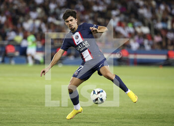 13/08/2022 - Vitinha of PSG during the French championship Ligue 1 football match between Paris Saint-Germain (PSG) and Montpellier HSC (MHSC) on August 13, 2022 at Parc des Princes stadium in Paris, France - FOOTBALL - FRENCH CHAMP - PARIS SG V MONTPELLIER - FRENCH LIGUE 1 - CALCIO