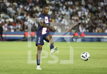 13/08/2022 - Presnel Kimpembe of PSG during the French championship Ligue 1 football match between Paris Saint-Germain (PSG) and Montpellier HSC (MHSC) on August 13, 2022 at Parc des Princes stadium in Paris, France - FOOTBALL - FRENCH CHAMP - PARIS SG V MONTPELLIER - FRENCH LIGUE 1 - CALCIO