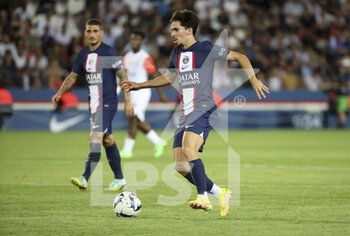 13/08/2022 - Vitinha of PSG during the French championship Ligue 1 football match between Paris Saint-Germain (PSG) and Montpellier HSC (MHSC) on August 13, 2022 at Parc des Princes stadium in Paris, France - FOOTBALL - FRENCH CHAMP - PARIS SG V MONTPELLIER - FRENCH LIGUE 1 - CALCIO