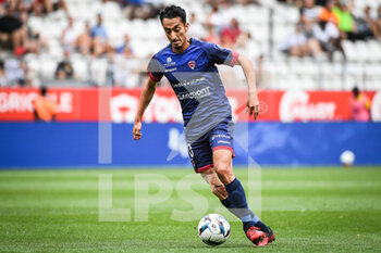 14/08/2022 - Saif-Eddine KHAOUI of Clermont during the French championship Ligue 1 football match between Stade de Reims and Clermont Foot 63 on August 14, 2022 at Auguste Delaune stadium in Reims, France - FOOTBALL - FRENCH CHAMP - REIMS V CLERMONT - FRENCH LIGUE 1 - CALCIO