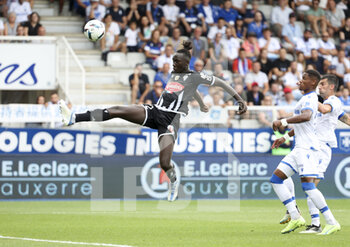 14/08/2022 - Batista Mendy of Angers during the French championship Ligue 1 football match between AJ Auxerre (AJA) and Angers SCO on August 14, 2022 at Stade Abbe Deschamps in Auxerre, France - FOOTBALL - FRENCH CHAMP - AUXERRE V ANGERS - FRENCH LIGUE 1 - CALCIO