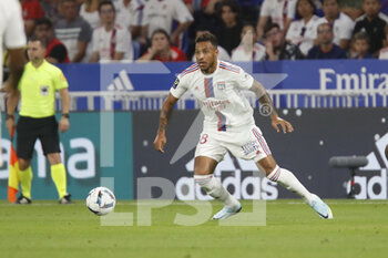 2022-08-19 - Corentin TOLISSO of Lyon during the French championship Ligue 1 football match between Olympique Lyonnais (Lyon) and ESTAC Troyes on August 19, 2022 at Groupama stadium in Decines-Charpieu near Lyon, France - FOOTBALL - FRENCH CHAMP - LYON V TROYES - FRENCH LIGUE 1 - SOCCER