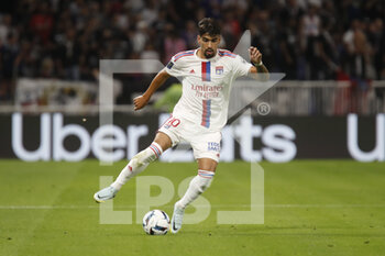 2022-08-19 - Lucas PAQUETA of Lyon during the French championship Ligue 1 football match between Olympique Lyonnais (Lyon) and ESTAC Troyes on August 19, 2022 at Groupama stadium in Decines-Charpieu near Lyon, France - FOOTBALL - FRENCH CHAMP - LYON V TROYES - FRENCH LIGUE 1 - SOCCER