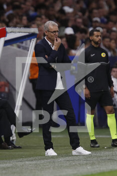 2022-08-19 - Bruno IRLES coach of Troyes during the French championship Ligue 1 football match between Olympique Lyonnais (Lyon) and ESTAC Troyes on August 19, 2022 at Groupama stadium in Decines-Charpieu near Lyon, France - FOOTBALL - FRENCH CHAMP - LYON V TROYES - FRENCH LIGUE 1 - SOCCER