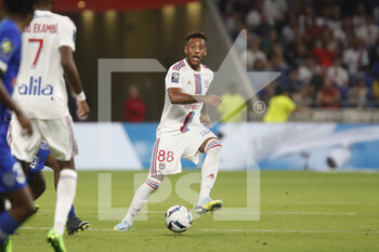 2022-08-19 - Corentin TOLISSO of Lyon during the French championship Ligue 1 football match between Olympique Lyonnais (Lyon) and ESTAC Troyes on August 19, 2022 at Groupama stadium in Decines-Charpieu near Lyon, France - FOOTBALL - FRENCH CHAMP - LYON V TROYES - FRENCH LIGUE 1 - SOCCER