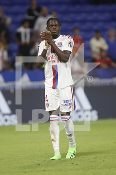 2022-08-19 - Castello LUKEBA of Lyon during the French championship Ligue 1 football match between Olympique Lyonnais (Lyon) and ESTAC Troyes on August 19, 2022 at Groupama stadium in Decines-Charpieu near Lyon, France - FOOTBALL - FRENCH CHAMP - LYON V TROYES - FRENCH LIGUE 1 - SOCCER