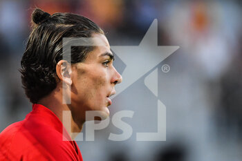 2022-08-27 - Dogan ALEMDAR of Rennes during the French championship Ligue 1 football match between RC Lens and Stade Rennais (Rennes) on August 27, 2022 at Bollaert-Delelis stadium in Lens, France - FOOTBALL - FRENCH CHAMP - LENS V RENNES - FRENCH LIGUE 1 - SOCCER