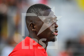 2022-08-27 - Hamari TRAORE of Rennes during the French championship Ligue 1 football match between RC Lens and Stade Rennais (Rennes) on August 27, 2022 at Bollaert-Delelis stadium in Lens, France - FOOTBALL - FRENCH CHAMP - LENS V RENNES - FRENCH LIGUE 1 - SOCCER