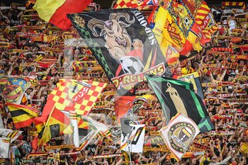 2022-08-27 - Supporters of Lens during the French championship Ligue 1 football match between RC Lens and Stade Rennais (Rennes) on August 27, 2022 at Bollaert-Delelis stadium in Lens, France - FOOTBALL - FRENCH CHAMP - LENS V RENNES - FRENCH LIGUE 1 - SOCCER
