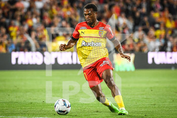 2022-08-27 - Lois OPENDA of Lens during the French championship Ligue 1 football match between RC Lens and Stade Rennais (Rennes) on August 27, 2022 at Bollaert-Delelis stadium in Lens, France - FOOTBALL - FRENCH CHAMP - LENS V RENNES - FRENCH LIGUE 1 - SOCCER