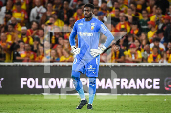 2022-08-27 - Brice SAMBA of Lens during the French championship Ligue 1 football match between RC Lens and Stade Rennais (Rennes) on August 27, 2022 at Bollaert-Delelis stadium in Lens, France - FOOTBALL - FRENCH CHAMP - LENS V RENNES - FRENCH LIGUE 1 - SOCCER