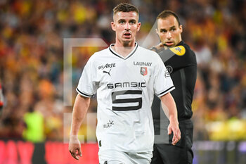 2022-08-27 - Benjamin BOURIGEAUD of Rennes during the French championship Ligue 1 football match between RC Lens and Stade Rennais (Rennes) on August 27, 2022 at Bollaert-Delelis stadium in Lens, France - FOOTBALL - FRENCH CHAMP - LENS V RENNES - FRENCH LIGUE 1 - SOCCER