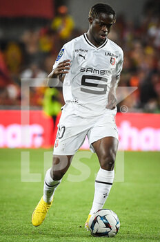 2022-08-27 - Kamaldeen SULEMANA of Rennes during the French championship Ligue 1 football match between RC Lens and Stade Rennais (Rennes) on August 27, 2022 at Bollaert-Delelis stadium in Lens, France - FOOTBALL - FRENCH CHAMP - LENS V RENNES - FRENCH LIGUE 1 - SOCCER