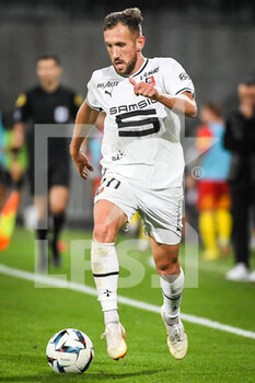 2022-08-27 - Flavien TAIT of Rennes during the French championship Ligue 1 football match between RC Lens and Stade Rennais (Rennes) on August 27, 2022 at Bollaert-Delelis stadium in Lens, France - FOOTBALL - FRENCH CHAMP - LENS V RENNES - FRENCH LIGUE 1 - SOCCER