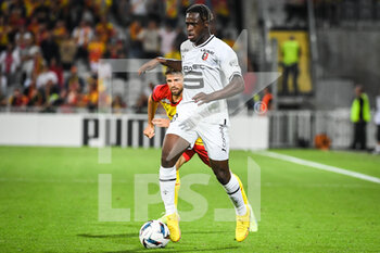 2022-08-27 - Kamaldeen SULEMANA of Rennes during the French championship Ligue 1 football match between RC Lens and Stade Rennais (Rennes) on August 27, 2022 at Bollaert-Delelis stadium in Lens, France - FOOTBALL - FRENCH CHAMP - LENS V RENNES - FRENCH LIGUE 1 - SOCCER