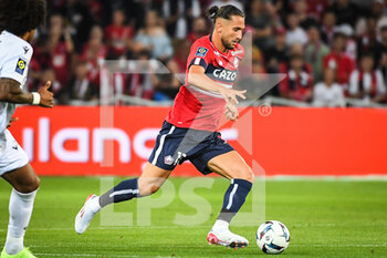 31/08/2022 - Yusuf YAZICI of Lille during the French championship Ligue 1 football match between LOSC Lille and OGC Nice on August 31, 2022 at Pierre Mauroy stadium in Villeneuve-d'Ascq near Lille, France - FOOTBALL - FRENCH CHAMP - LILLE V NICE - FRENCH LIGUE 1 - CALCIO