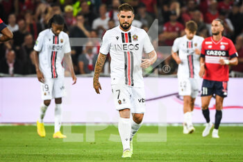 31/08/2022 - Andy DELORT of Nice during the French championship Ligue 1 football match between LOSC Lille and OGC Nice on August 31, 2022 at Pierre Mauroy stadium in Villeneuve-d'Ascq near Lille, France - FOOTBALL - FRENCH CHAMP - LILLE V NICE - FRENCH LIGUE 1 - CALCIO