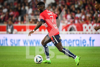 31/08/2022 - Jonathan BAMBA of Lille during the French championship Ligue 1 football match between LOSC Lille and OGC Nice on August 31, 2022 at Pierre Mauroy stadium in Villeneuve-d'Ascq near Lille, France - FOOTBALL - FRENCH CHAMP - LILLE V NICE - FRENCH LIGUE 1 - CALCIO