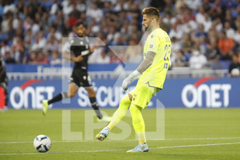 31/08/2022 - Benoit COSTIL of Auxerre during the French championship Ligue 1 football match between Olympique Lyonnais (Lyon) and AJ Auxerre on August 31, 2022 at Groupama stadium in Decines-Charpieu near Lyon, France - FOOTBALL - FRENCH CHAMP - LYON V AUXERRE - FRENCH LIGUE 1 - CALCIO