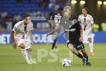 31/08/2022 - Kays RUIZ of Auxerre during the French championship Ligue 1 football match between Olympique Lyonnais (Lyon) and AJ Auxerre on August 31, 2022 at Groupama stadium in Decines-Charpieu near Lyon, France - FOOTBALL - FRENCH CHAMP - LYON V AUXERRE - FRENCH LIGUE 1 - CALCIO