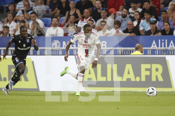 31/08/2022 - Karl TOKO EKAMBI of Lyon during the French championship Ligue 1 football match between Olympique Lyonnais (Lyon) and AJ Auxerre on August 31, 2022 at Groupama stadium in Decines-Charpieu near Lyon, France - FOOTBALL - FRENCH CHAMP - LYON V AUXERRE - FRENCH LIGUE 1 - CALCIO