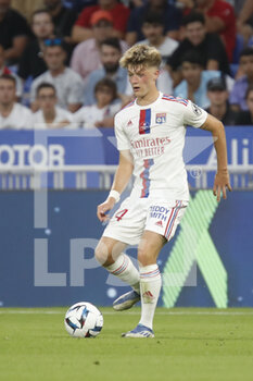 31/08/2022 - Johann LEPENANT of Lyon during the French championship Ligue 1 football match between Olympique Lyonnais (Lyon) and AJ Auxerre on August 31, 2022 at Groupama stadium in Decines-Charpieu near Lyon, France - FOOTBALL - FRENCH CHAMP - LYON V AUXERRE - FRENCH LIGUE 1 - CALCIO