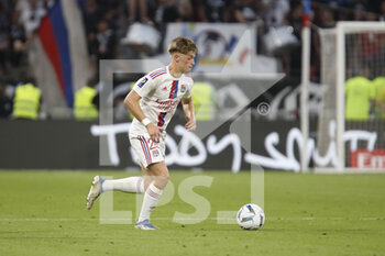 31/08/2022 - Johann LEPENANT of Lyon during the French championship Ligue 1 football match between Olympique Lyonnais (Lyon) and AJ Auxerre on August 31, 2022 at Groupama stadium in Decines-Charpieu near Lyon, France - FOOTBALL - FRENCH CHAMP - LYON V AUXERRE - FRENCH LIGUE 1 - CALCIO