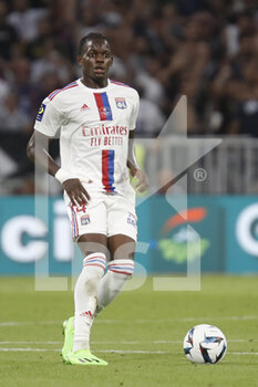 31/08/2022 - Castello LUKEBA of Lyon during the French championship Ligue 1 football match between Olympique Lyonnais (Lyon) and AJ Auxerre on August 31, 2022 at Groupama stadium in Decines-Charpieu near Lyon, France - FOOTBALL - FRENCH CHAMP - LYON V AUXERRE - FRENCH LIGUE 1 - CALCIO