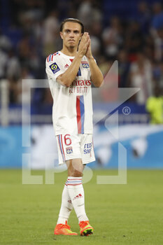31/08/2022 - Maxence CAQUERET of Lyon during the French championship Ligue 1 football match between Olympique Lyonnais (Lyon) and AJ Auxerre on August 31, 2022 at Groupama stadium in Decines-Charpieu near Lyon, France - FOOTBALL - FRENCH CHAMP - LYON V AUXERRE - FRENCH LIGUE 1 - CALCIO
