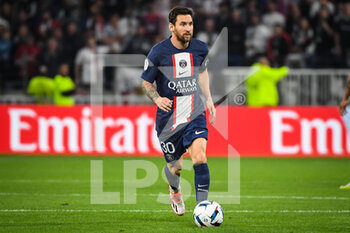 18/09/2022 - Lionel (Leo) MESSI of PSG during the French championship Ligue 1 football match between Olympique Lyonnais and Paris Saint-Germain on September 18, 2022 at Groupama Stadium in Decines-Charpieu near Lyon, France - FOOTBALL - FRENCH CHAMP - LYON V PSG - FRENCH LIGUE 1 - CALCIO
