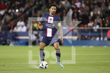 2022-10-01 - Marquinhos of PSG during the French championship Ligue 1 football match between Paris Saint-Germain (PSG) and OGC Nice (OGCN) on October 1, 2022 at Parc des Princes stadium in Paris, France - FOOTBALL - FRENCH CHAMP - PARIS SG V NICE - FRENCH LIGUE 1 - SOCCER