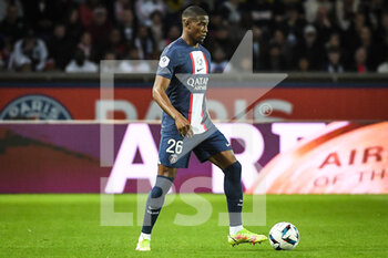 2022-10-01 - Nordi MUKIELE of PSG during the French championship Ligue 1 football match between Paris Saint-Germain and OGC Nice on October 1, 2022 at Parc des Princes stadium in Paris, France - FOOTBALL - FRENCH CHAMP - PARIS SG V NICE - FRENCH LIGUE 1 - SOCCER