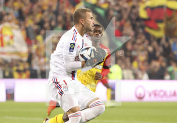 2022-10-02 - Goalkeeper of Lyon Anthony Lopes during the French championship Ligue 1 football match between RC Lens (RCL) and Olympique Lyonnais (OL, Lyon) on October 2, 2022 at Stade Bollaert-Delelis in Lens, France - FOOTBALL - FRENCH CHAMP - LENS V LYON - FRENCH LIGUE 1 - SOCCER