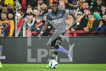 2022-10-02 - Karl TOKO EKAMBI of Lyon during the French championship Ligue 1 football match between RC Lens and Olympique Lyonnais (Lyon) on October 2, 2022 at Bollaert-Delelis stadium in Lens, France - FOOTBALL - FRENCH CHAMP - LENS V LYON - FRENCH LIGUE 1 - SOCCER