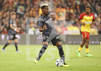2022-10-02 - Thiago Mendes of Lyon during the French championship Ligue 1 football match between RC Lens (RCL) and Olympique Lyonnais (OL, Lyon) on October 2, 2022 at Stade Bollaert-Delelis in Lens, France - FOOTBALL - FRENCH CHAMP - LENS V LYON - FRENCH LIGUE 1 - SOCCER