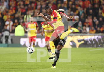 2022-10-02 - David Pereira Da Costa of Lens during the French championship Ligue 1 football match between RC Lens and Olympique Lyonnais (OL, Lyon) on October 2, 2022 at Stade Bollaert-Delelis in Lens, France - FOOTBALL - FRENCH CHAMP - LENS V LYON - FRENCH LIGUE 1 - SOCCER