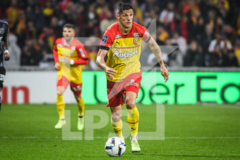 2022-10-02 - Florian SOTOCA of Lens during the French championship Ligue 1 football match between RC Lens and Olympique Lyonnais (Lyon) on October 2, 2022 at Bollaert-Delelis stadium in Lens, France - FOOTBALL - FRENCH CHAMP - LENS V LYON - FRENCH LIGUE 1 - SOCCER