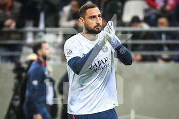 08/10/2022 - Gianluigi DONNARUMMA of PSG during the French championship Ligue 1 football match between Stade de Reims and Paris Saint-Germain on October 8, 2022 at Auguste Delaune stadium in Reims, France - FOOTBALL - FRENCH CHAMP - REIMS V PARIS SG - FRENCH LIGUE 1 - CALCIO